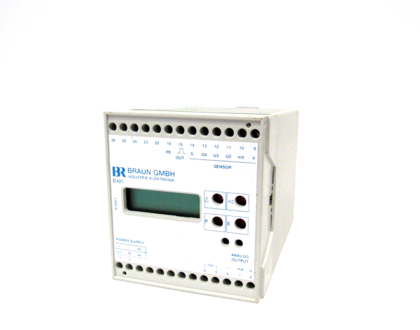 NEW BRAUN D421.31U2 ANALOG OUTPUT MODULE D42131U2 - SB Industrial ...
