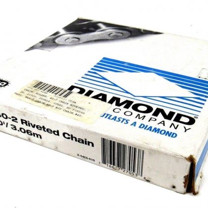 NEW DIAMOND 40-2 RIVETED CHAIN 10'/3.06M 402