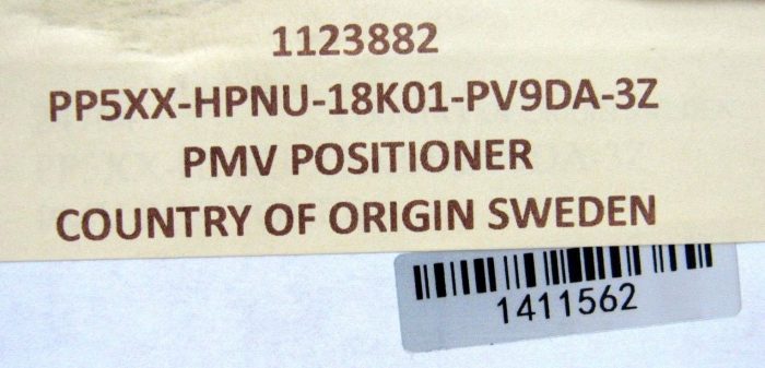 NEW FLOWSERVE PP5XX-HPNU-18K01-PV9DA-3Z PMV POSITIONER PP5XXHPNU18K01PV9DA3Z - Image 6