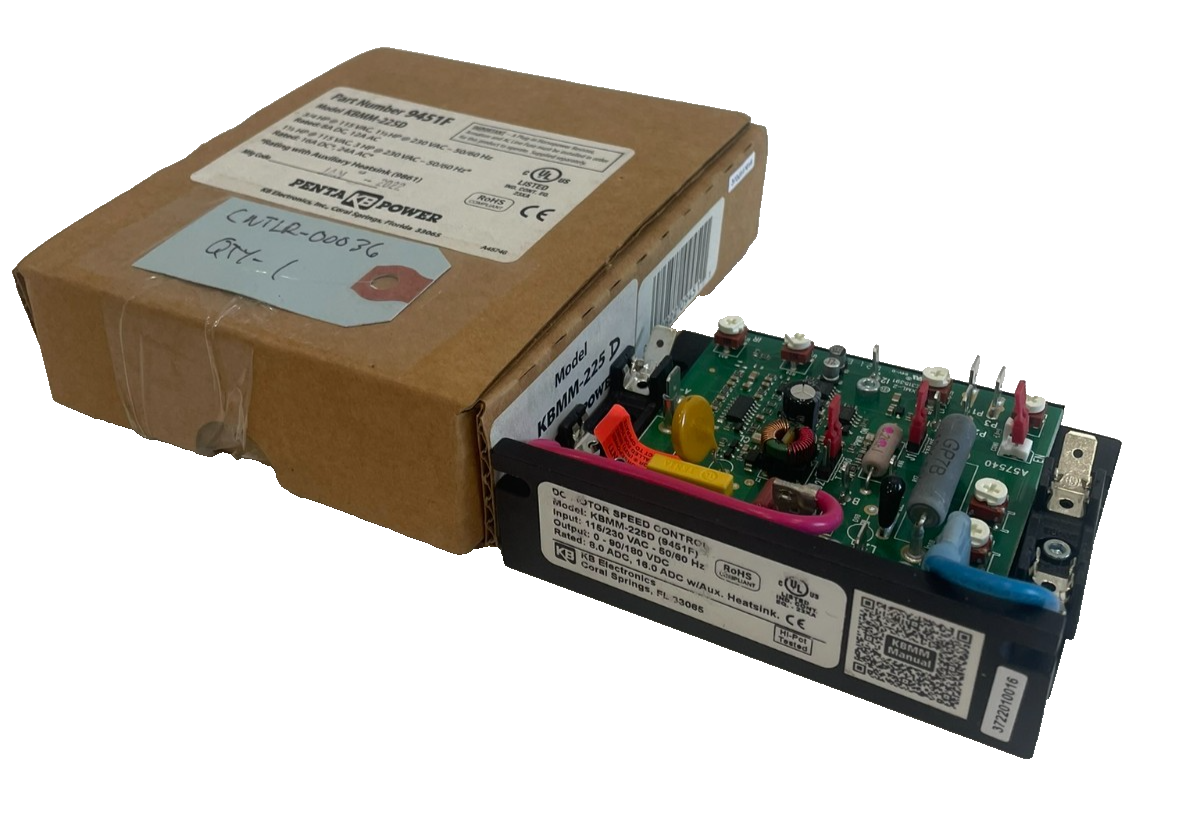 NEW KB ELECTRONICS KBMM-225D MOTOR CONTROL DRIVE KBMM225D