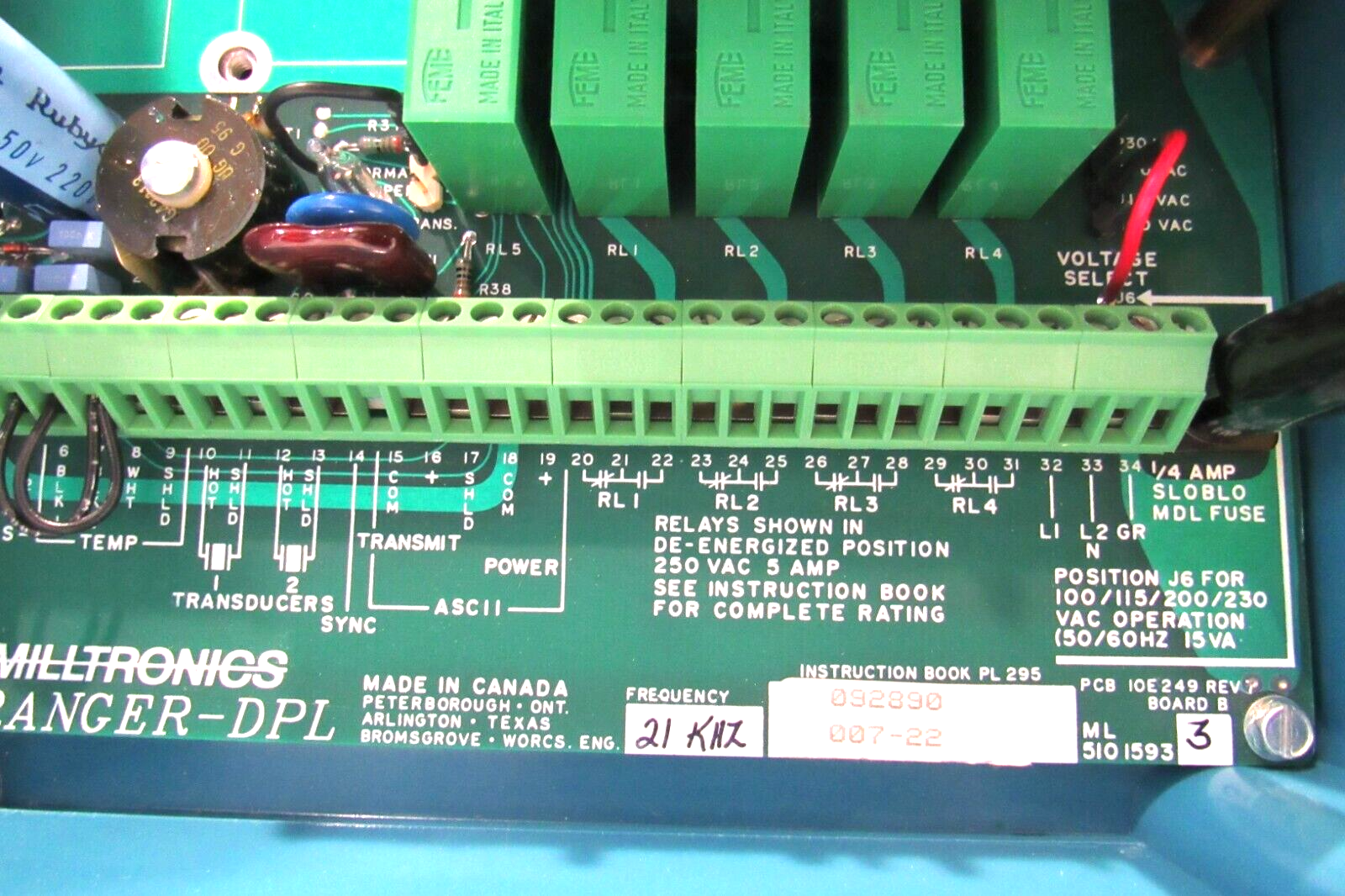 NEW MILLTRONICS 24751232-00 AIRRANGER DPL 2475123200 - Image 5