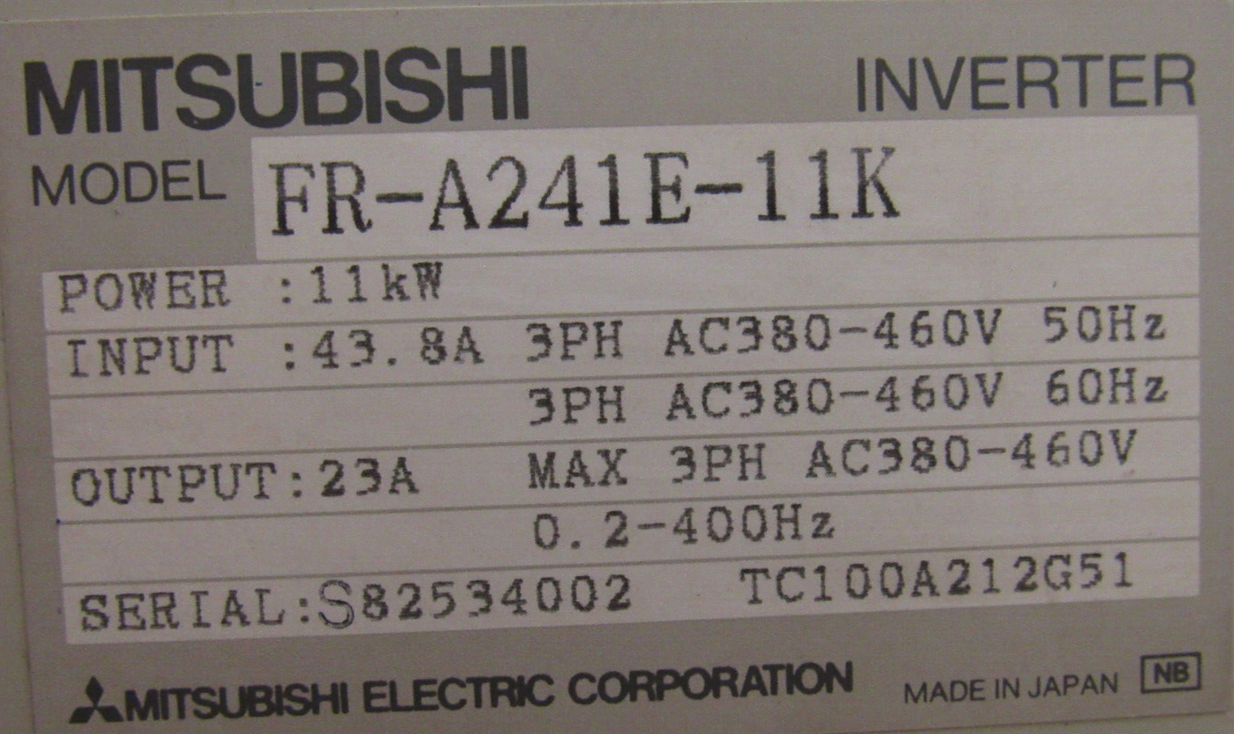 NEW MITSUBISHI FR-A241E-11K INVERTER FRA241E11K - Image 5