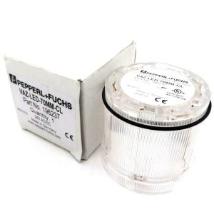 NEW PEPPERL & FUCHS VAZ-LED-70MM-CL STACK LIGHT 196237 VAZLED70MMCL