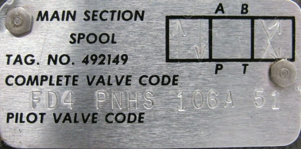 NEW RACINE FD4-PNHS-106A-51 DIRECTIONAL VALVE 656444 FD4PNHS106A51 - Image 4