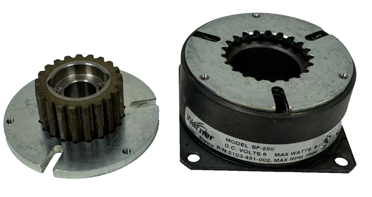 NEW WARNER ELECTRIC 5103-451-002 CLUTCH BRAKE SF-250 W/ ARMATURE - Image 3