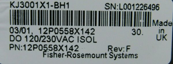 USED FISHER ROSEMOUNT DELTA V 12P0558X142 MODULE KJ3001X1-BH1 REV F - Image 5
