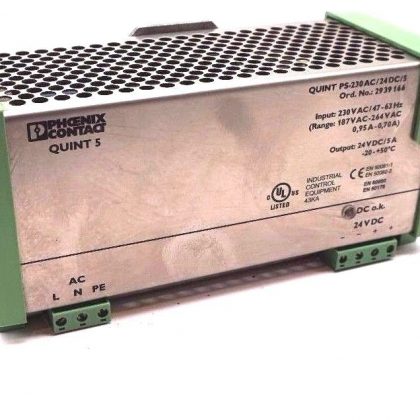 USED PHOENIX CONTACT QUINT-PS-230AC / 24DC / 5 POWER SUPPLY 2939166