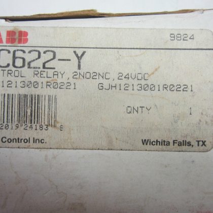 NEW ABB KC622-Y CONTROL RELAY KC622Y