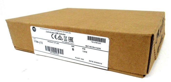 NEW ALLEN BRADLEY 1756-L72 PROCESSOR MODULE SERIES B 1756L72