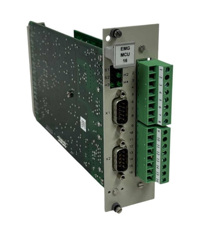 NEW EMG AUTOMATION MCU16-2.3 CONTROL CARD MCU16-1.2 MCU16 645611V - Image 3