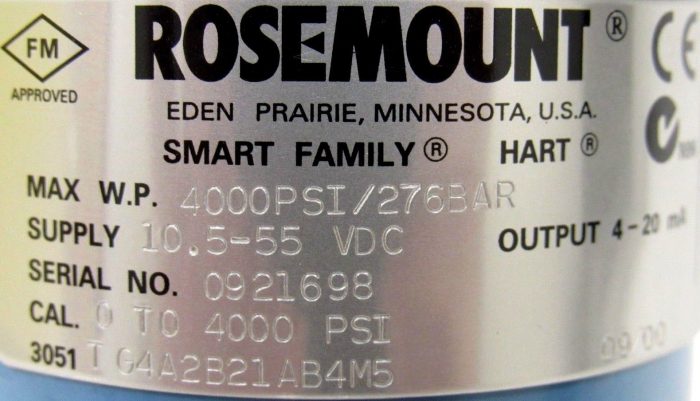 NEW ROSEMOUNT 3051T-G4A2B21AB4M5 PRESSURE TRANSMITTER 3051TG4A2B21AB4M5 - Image 5