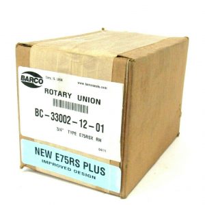 NEW SEALED BARCO BC-33002-12-01 ROTARY UNION 3/4" TYPE E75RSX BC330021201