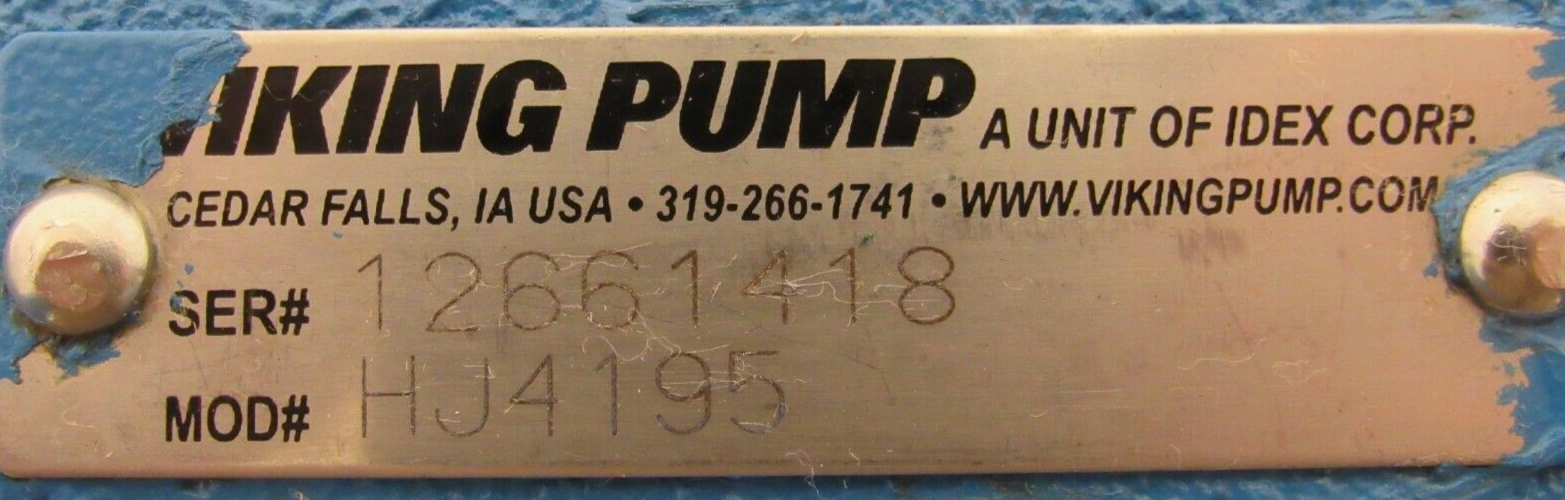 NEW VIKING PUMP HJ4195 GEAR PUMP - SB Industrial Supply, Inc.