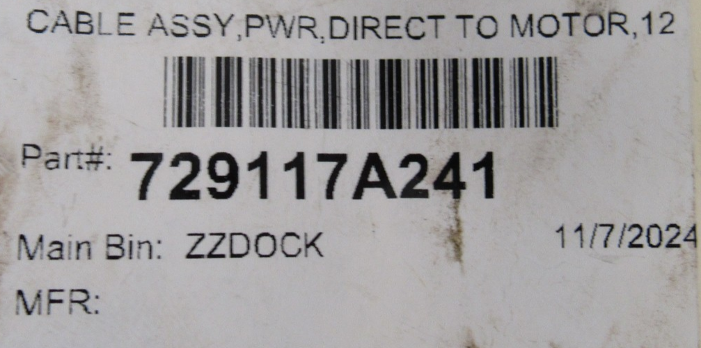 NEW YASKAWA 729117A241 POWER CABLE ASSEMBLY - Image 3