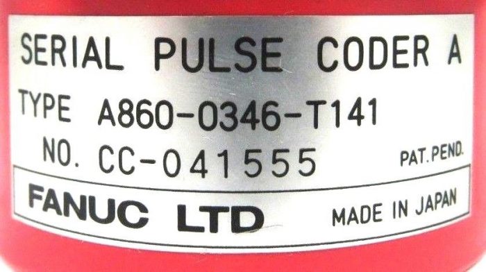 USED FANUC A860-0346-T141 SERIAL PULSE CODER A A8600346T141 - Image 3