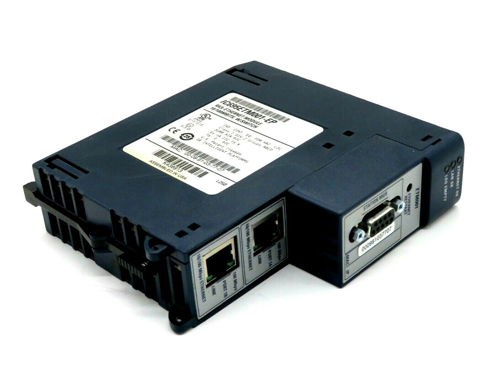 USED GE FANUC IC695ETM001-EP RX3I ETHERNET MODULE IC695ETM001EP - SB ...