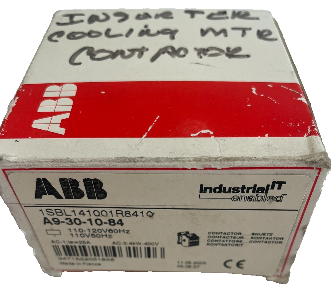 NEW ABB 1SBL141001R8410 CONTACTOR A9-30-10-84 - SB Industrial Supply, Inc.