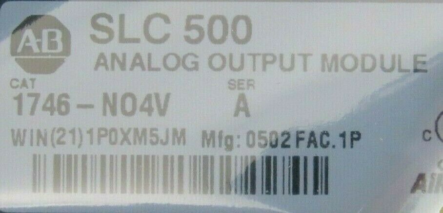 NEW ALLEN BRADLEY 1746-NO4V OUTPUT MODULE SER.A 1746NO4V - Image 4