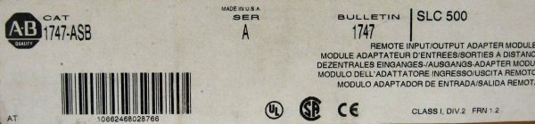 NEW ALLEN BRADLEY 1747-ASB ADAPTER MODULE SERIES A 1747ASB - Image 4