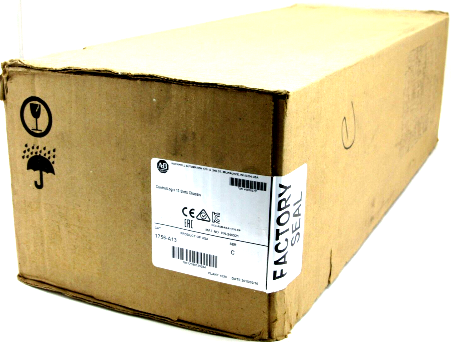 NEW FACTORY SEALED ALLEN BRADLEY 1756-A13 CONTROL LOGIX 13 SLOT CHASIS 1756A13