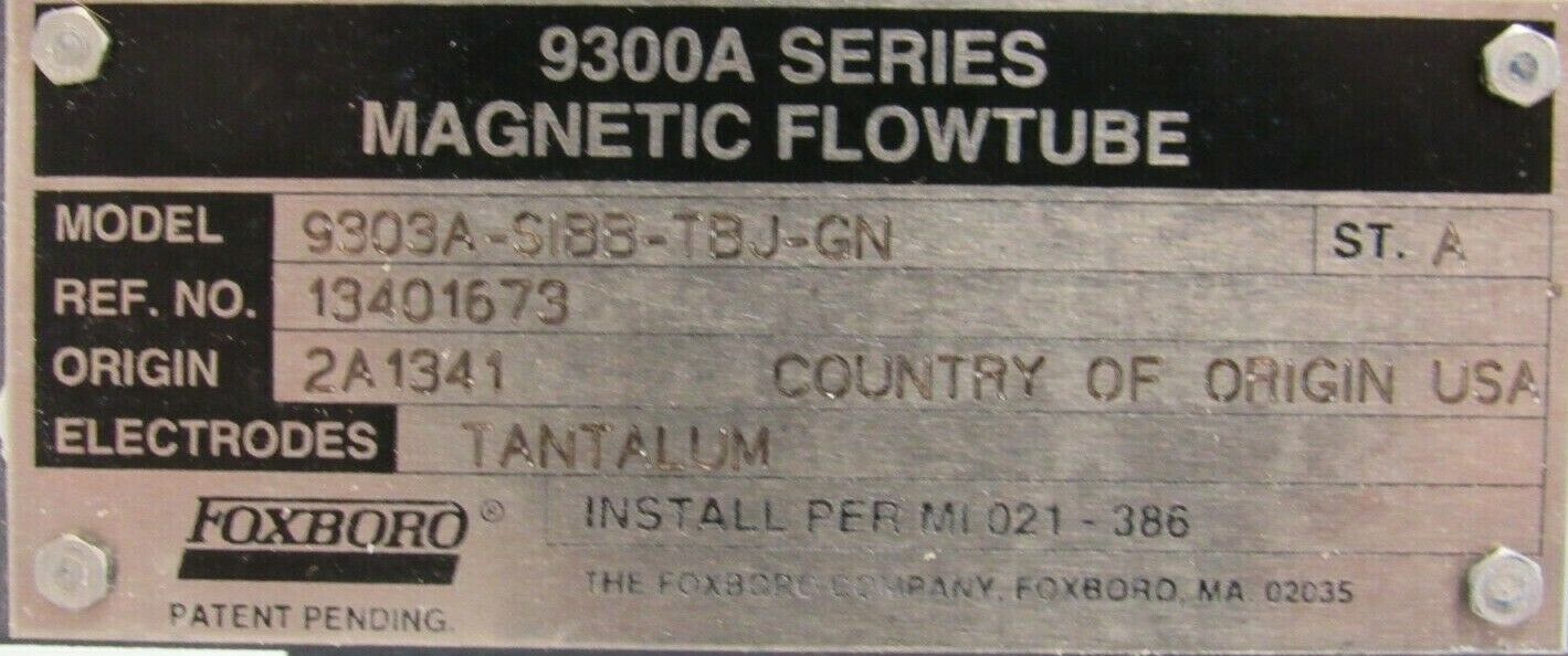 NEW FOXBORO 9303A-SIBB-TBJ-GN FLOW TUBE 9303ASIBBTBJGN - Image 4