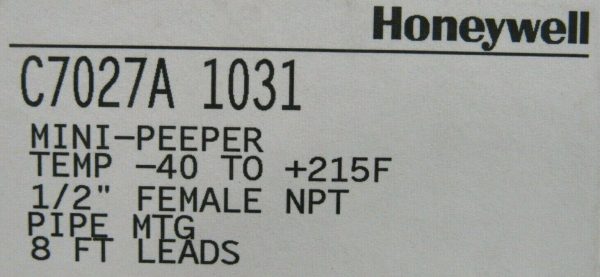 NEW HONEYWELL C7027A-1031 MINI PEEPER UV SENSOR C7027A1031 - Image 4