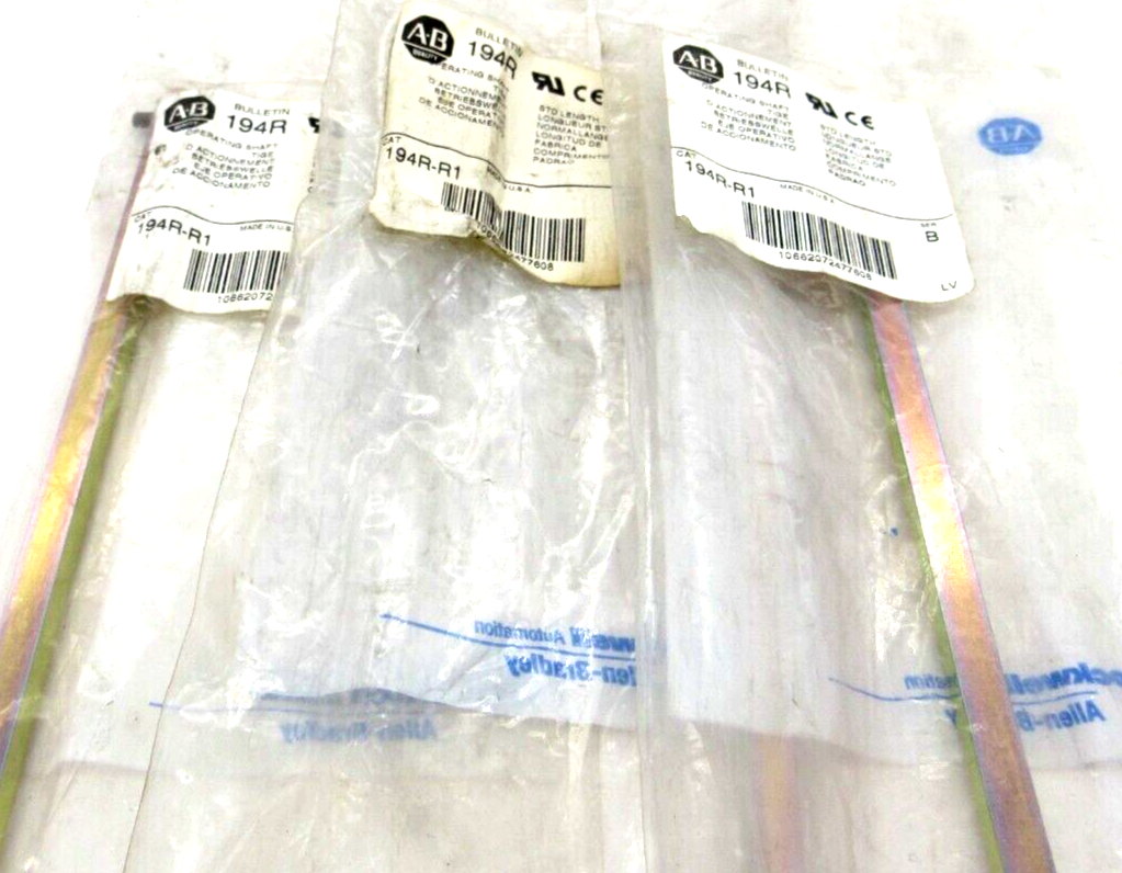 NEW LOT OF 3 ALLEN BRADLEY 194R-R1 OPERATING SHAFT 194RR1 - Image 3