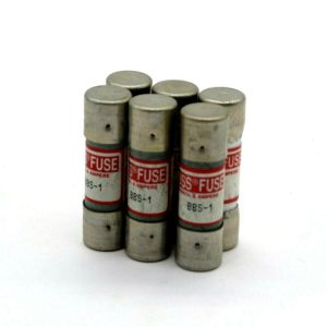 NEW LOT OF 6 BUSSMANN BBS-1 FUSE BBS1