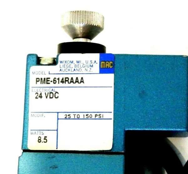 NEW MAC VALVES PME-614RAAA SOLENOID VALVE PME614RAAA - Image 3