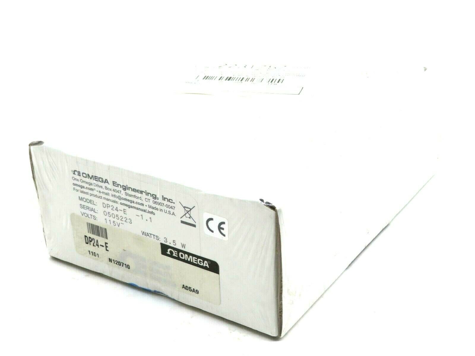 NEW SEALED OMEGA ENGINEERING DP24-E PROCESS PANEL METER 115V 3.5W DP24E