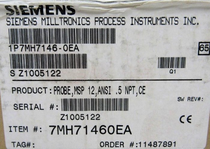 NEW SEALED SIEMENS 7MH71460EA MOTION SENSOR PROBE - Image 3