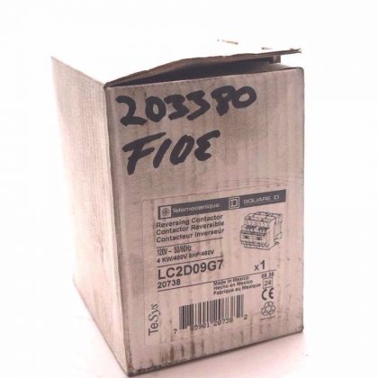 NEW TELEMECANIQUE LC2-D09-G7 REVERSING CONTACTOR LC2D09G7