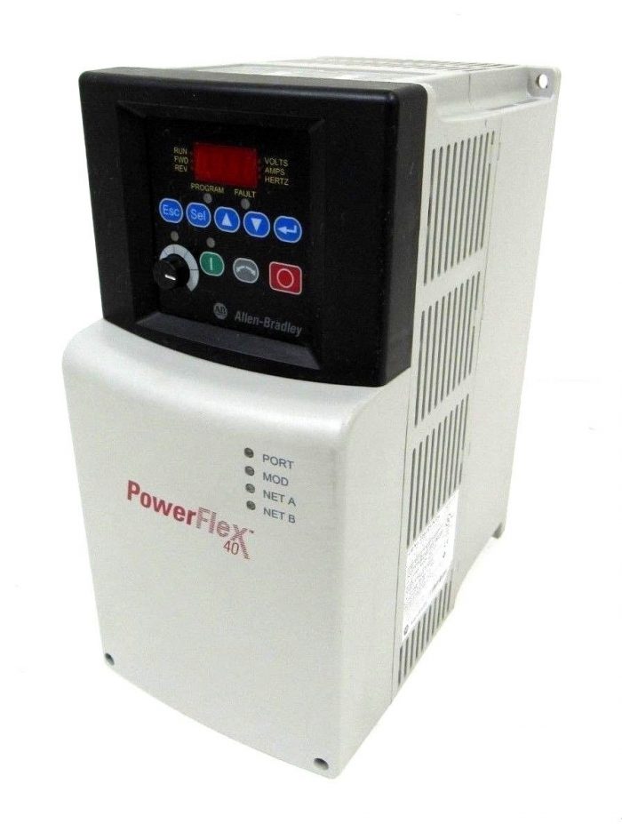 USED ALLEN BRADLEY 22B-D017N104 POWERFLEX 40 SERIES A 7.5KW 10HP 22BD017N104