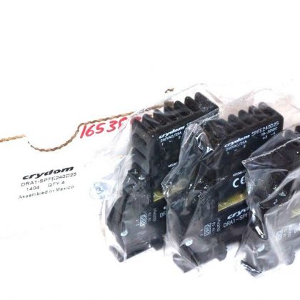 3 NEW CRYDOM DRA1-SPFE240D25 DIN RAIL MOUNTS DRA1SPFE240D25