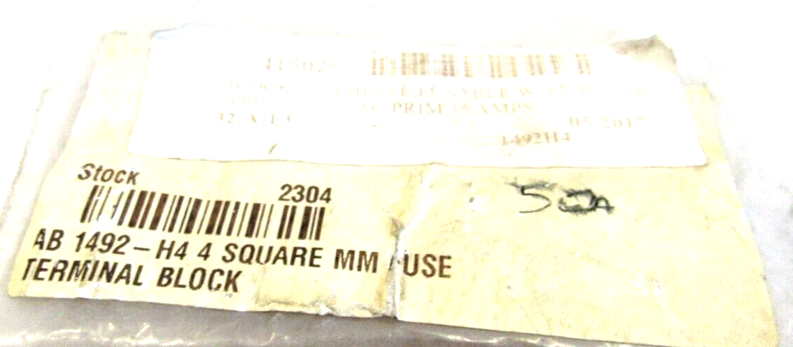 LOT OF 5 ALLEN BRADLEY 1492-H4 TERMINAL BLOCKS 1492H4 NEW, SURPLUS - Image 4