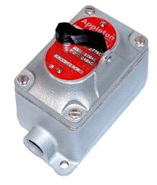 NEW APPLETON EDSC150F2 8/98 TUMBLER SWITCH 20A, 120V, EDSC150F2 SB