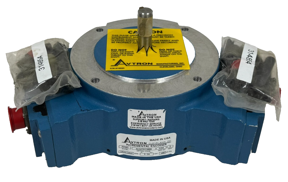 NEW AVTRON AV485-N1S6Y6Y3000 INCREMENTAL ENCODER 1024/1024PPR 5-24VDC 100mA
