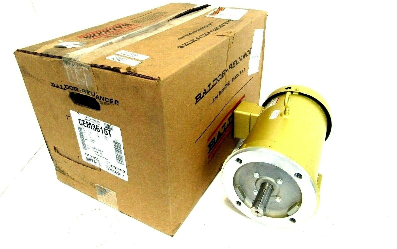 NEW BALDOR CEM3615T MOTOR 5HP 230/460V 1750 RPM 36A002S268G1 1-1/8