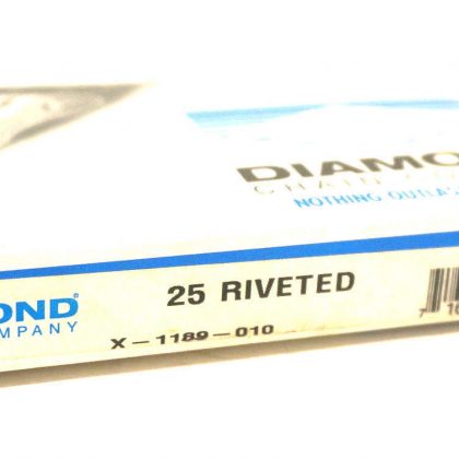 NEW DIAMOND CHAIN X-1189-010 CHAIN 25 RIVETED X1189010