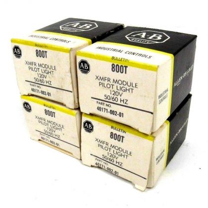 NEW LOT OF 4 ALLEN BRADLEY 40171-002-01 XMFR MODULE PILOT LIGHT 4017100201 800T