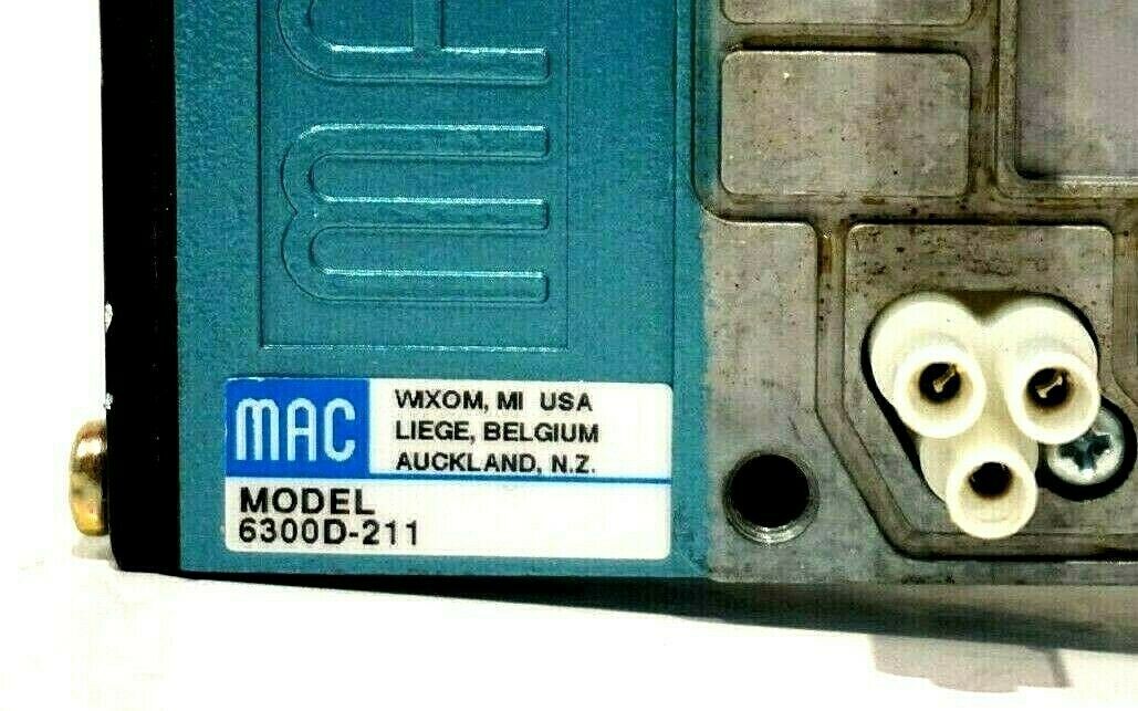 Elettrovalvola MAC Valves 6300D-312-11 - Nuova In Scatola Originale (New Surplus)