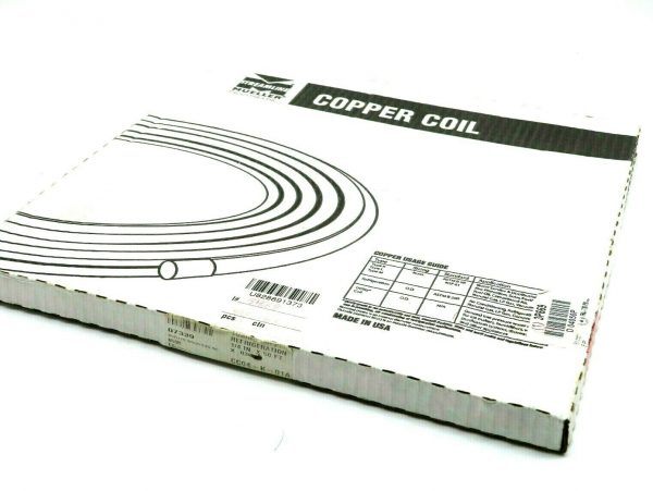 NEW MUELLER D04050P REFRIGERATION COPPER TUBING COIL 1/4" X 50'