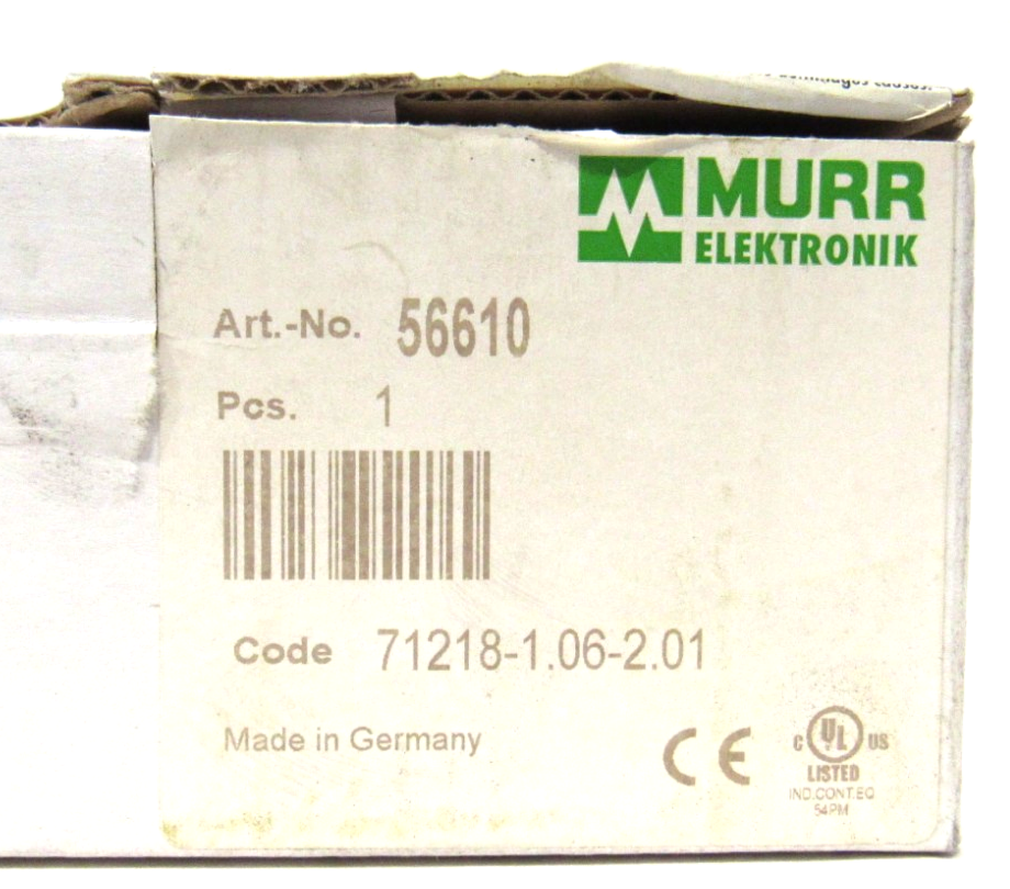 NEW MURR ELEKTRONIK 56610 COMPACT MODULE - SB Industrial Supply, Inc.