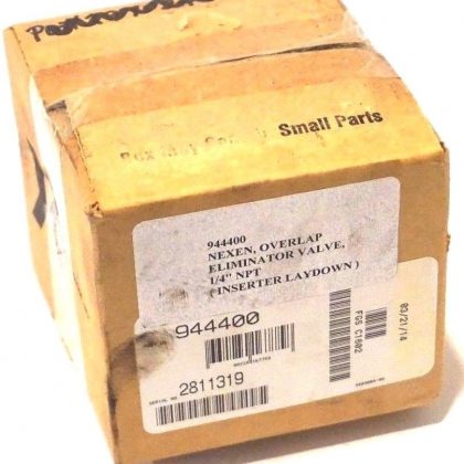 NEW NEXEN 944400 OVERLAP ELIMINATOR VALVE 1/4" NPT