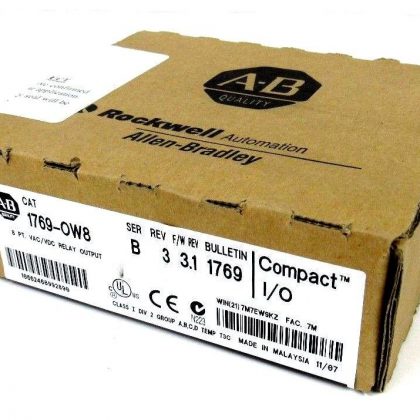 NEW SEALED ALLEN BRADLEY 1769-OW8 OUTPUT MODULE SERIES B 1769OW8