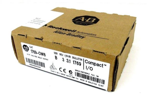 NEW SEALED ALLEN BRADLEY 1769-OW8 OUTPUT MODULE SERIES B 1769OW8