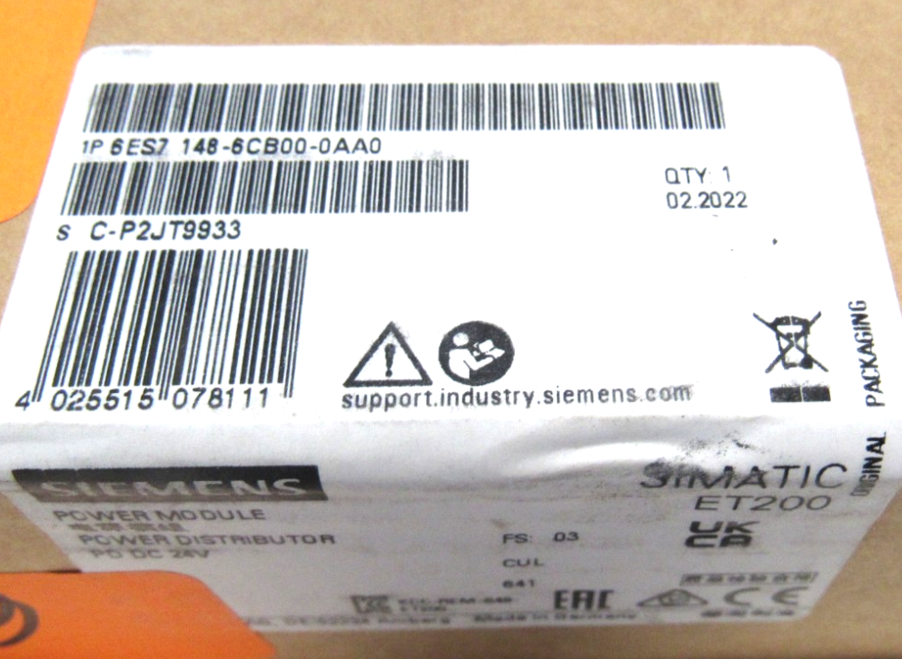 6ES7148-6CB00-0AA0 SIMATIC ET 200eco PN PD 24 V DC | - ELVAC a.s 6ES7148-6CB00-0AA0 SIMATIC ET 200eco PN PD 24 V DC | - ELVAC a.s