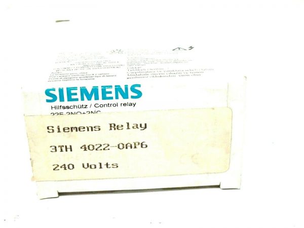 NEW SIEMENS 3TH4022-0A CONTACTOR 3TH4022-0AP6 3TH40220A - Image 4