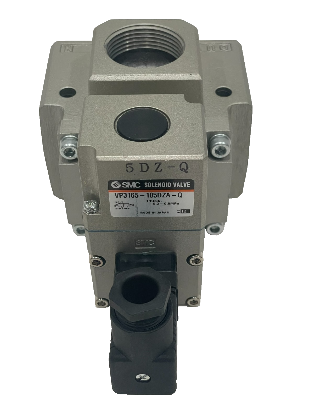 NEW SMC VP3165-105DZA-Q SOLENOID VALVE 3 PORT VP3165105DZAQ - SB ...