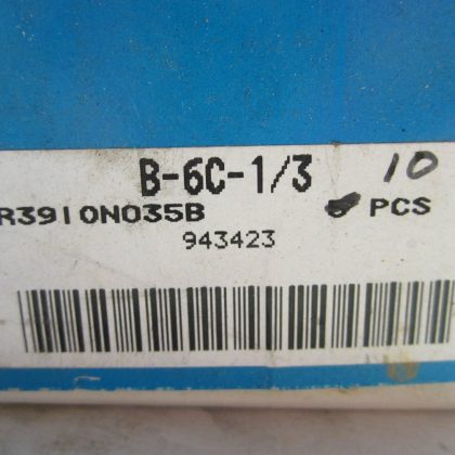 NEW SWAGELOK B-6C-1/3 CHECK VALVE B6C13
